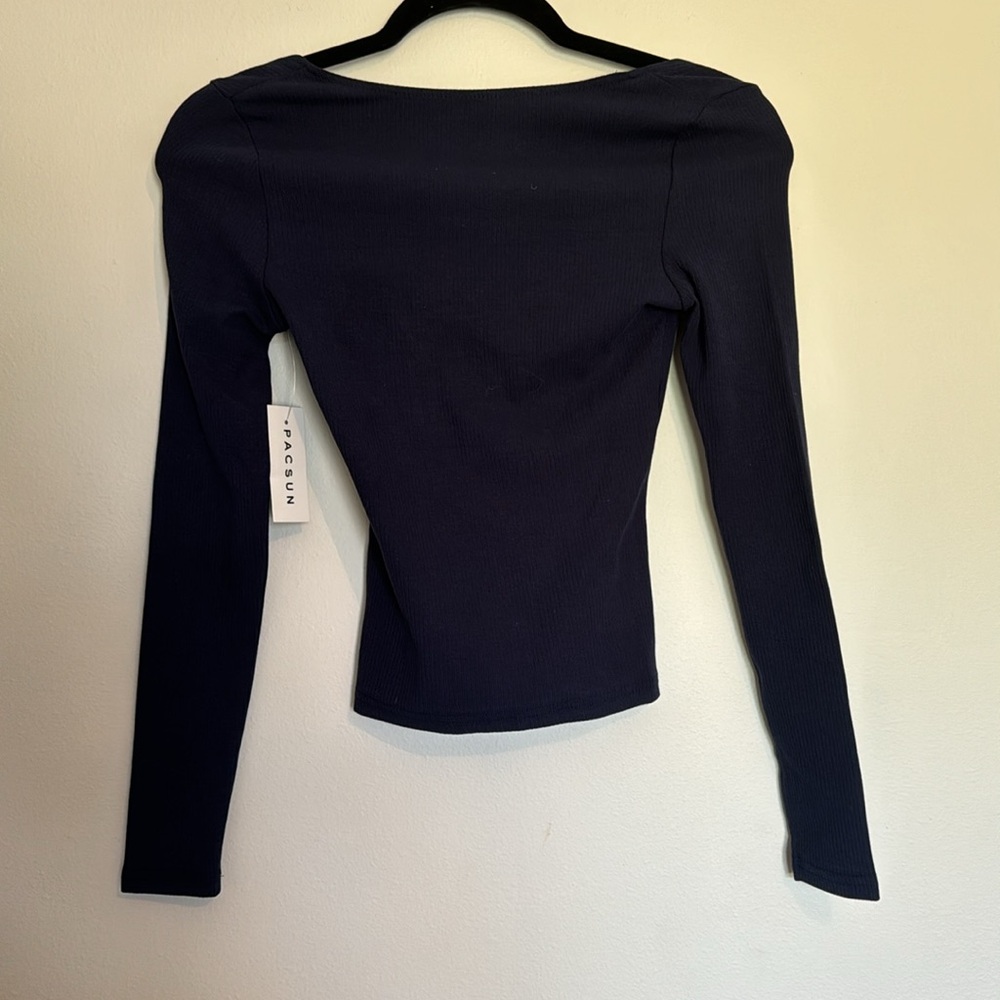 Pacsun Longsleeve Lace Top XS - Picture 3 of 3